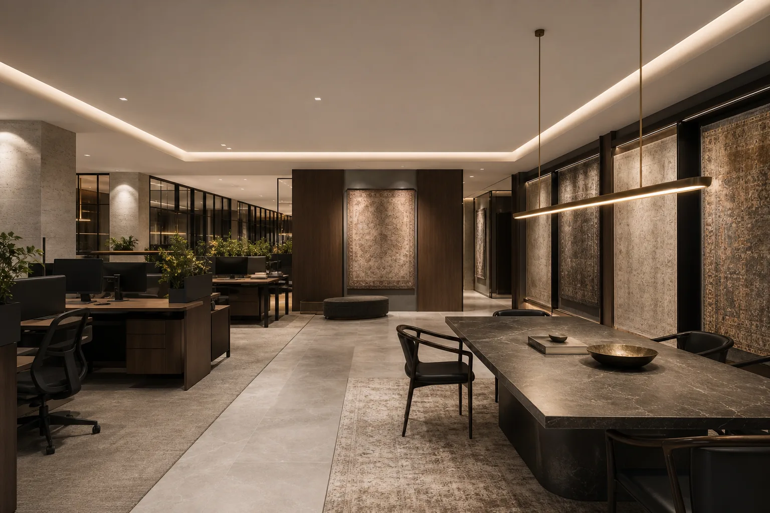 HASAN RUGS office interior architecture