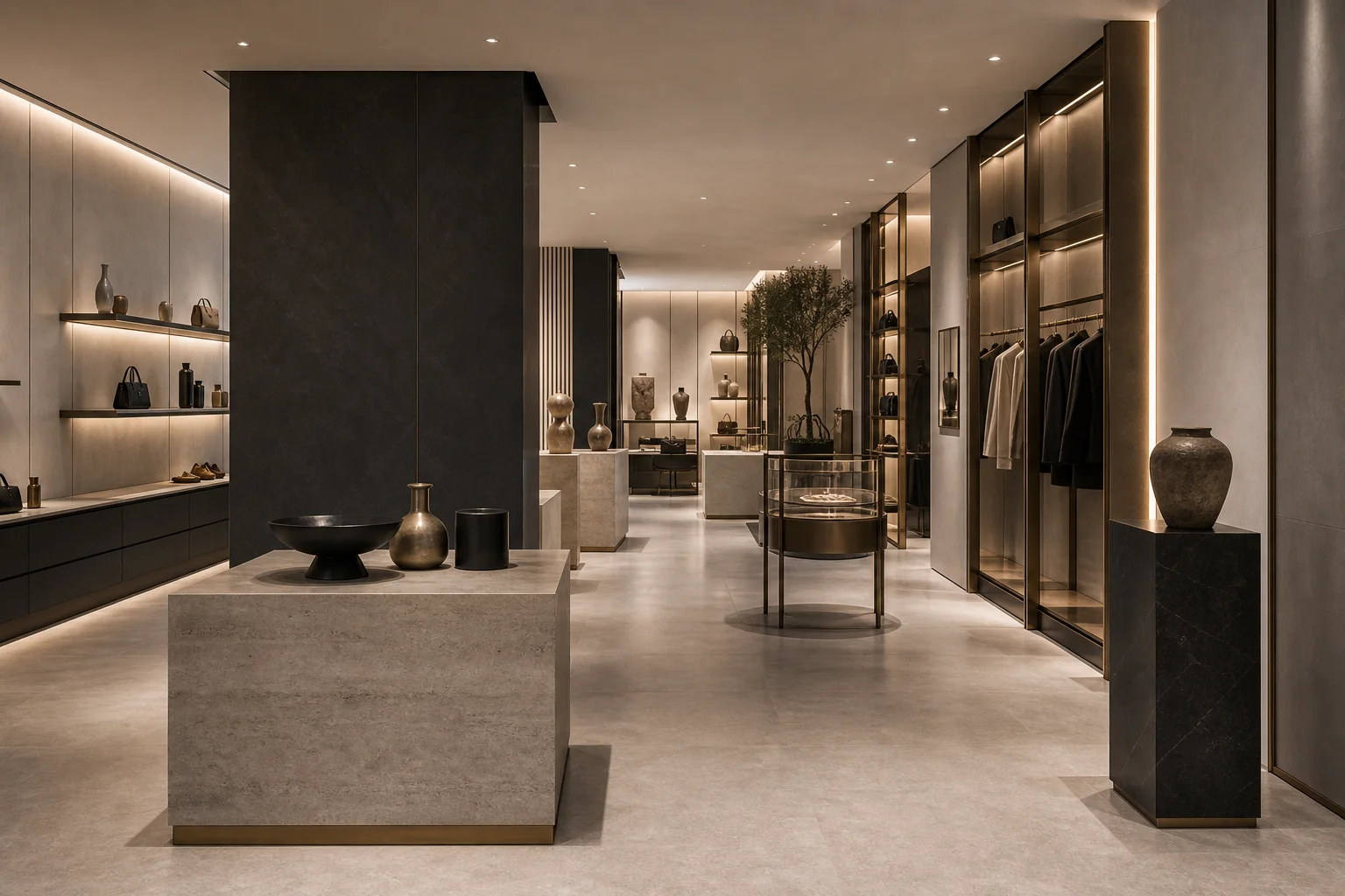 Mahir Showroom luxury retail interior architecture
